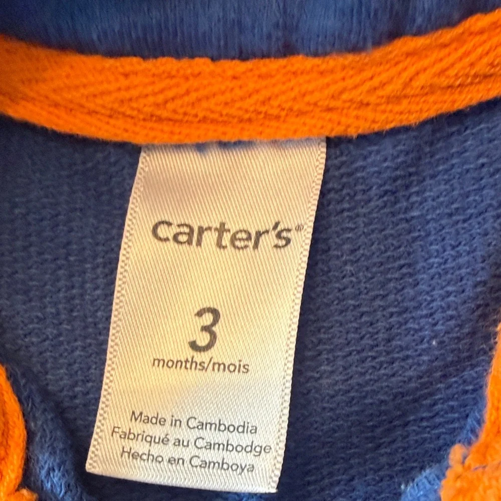 Carter's Baby Boy Blue Track Jacket Jogger Set 3M